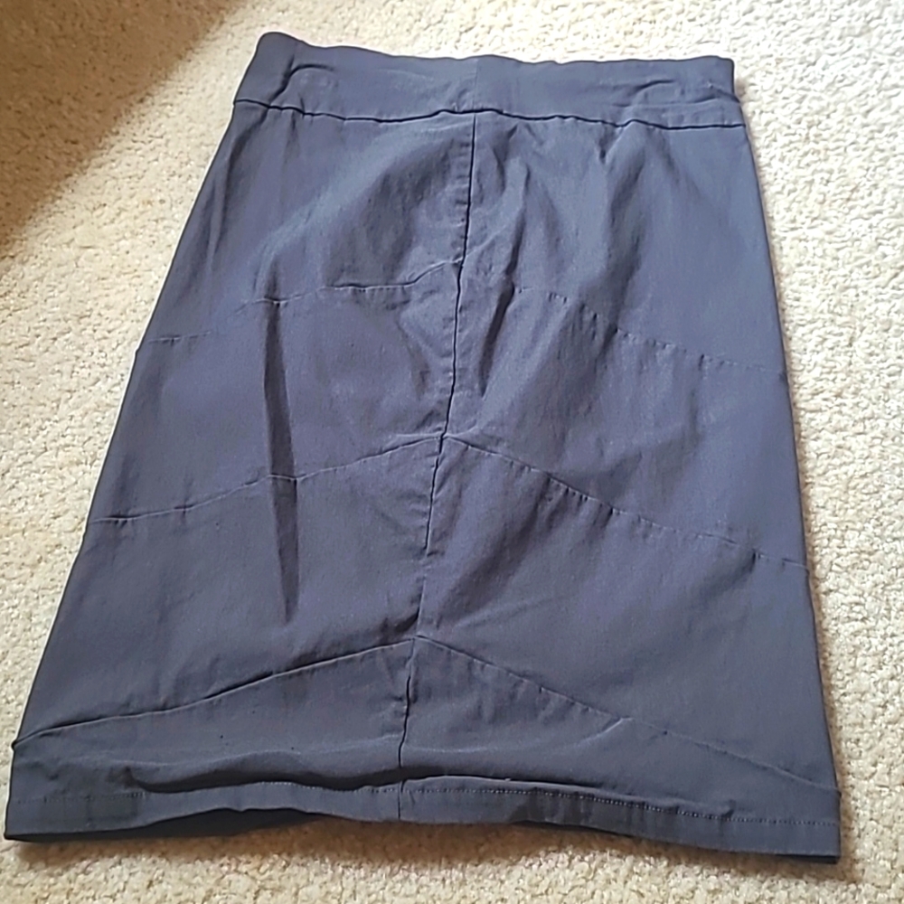 Grey Pencil Skirt